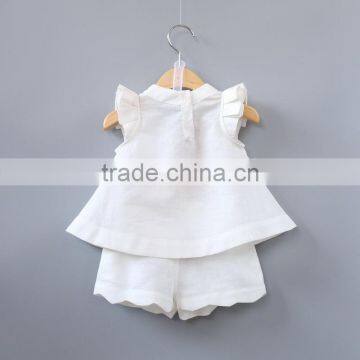 Girls Clothing Sets New Arrival Spring&Summer O-Neck Sleeveless Solid Kids Clothing Sets Children Clothing photo-3