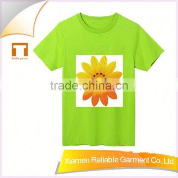 180GSM 100% cotton wholesale lovely korean children t-shirt printed