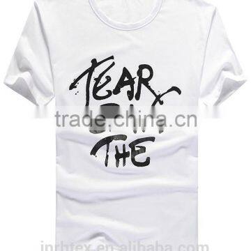 Wording Fancy Printed T-shirt Made in China photo-3