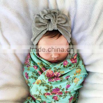S17201A Spring Autumn Baby Hat Cotton Unisex Newborn Bohemia Style Candy Color Hats photo-3