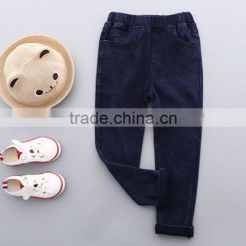 S33438W 2017 New Baby Girls Washable Jean Knitted Long Pants photo-2