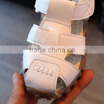 S16882A Wholesale 2017 Leather Boys Sandals photo-5