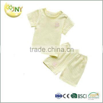 Wholesale high quality custom sleeveless baby rompers clothes plain green soft cotton baby romper set sale