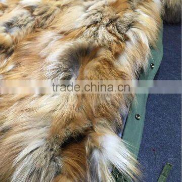 Myfur Natural Real Raccoon Fur Hood China Factory Price Parka Wholesale photo-4