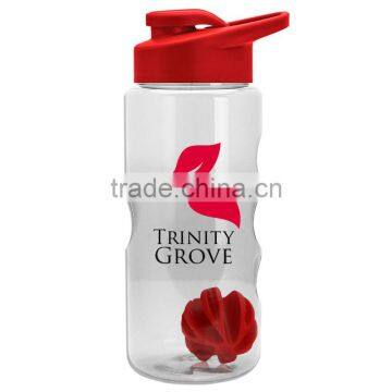 USA Made 22 Oz. Shaker Bottle With Drink-Thru Lid - BPA-free, Features a Mixing Ball and Comes With Your Logo photo-3