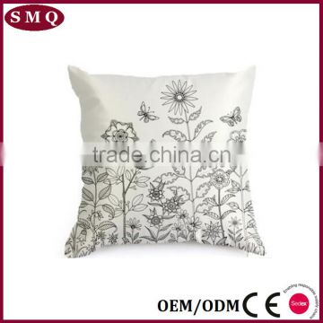 24 square DIY painting thai silk pillow cover