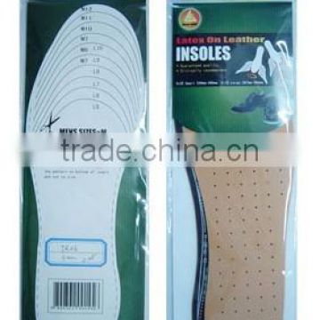 Soft anti slipping strengthen cork shoe insoles