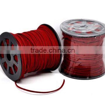 High Quality Findings Red Velvet Threads And Cord for Necklace Making photo-3