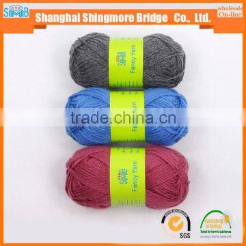 Shopping Knitting Wool Yarn China Factory Best Selling Worsted Solid Dyed 100% Wool Roving Yarn With Oeko-tex Quality photo-4