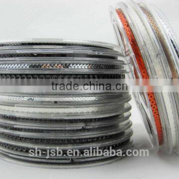 PET Sequins Reel CD Sequins Roll Embroidery Sequin Reel photo-6