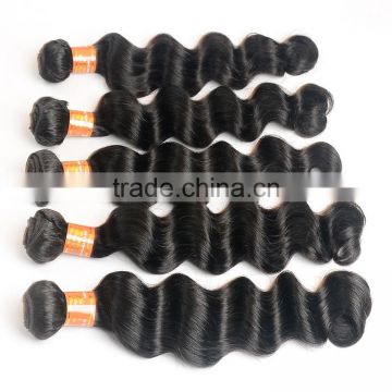 Natural Black Color Popular Style Peruvian Deep Wave She'S Happy Hair