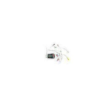 Pocket 3 Channel Holter ECG 12 Lead Portable ECG Monitors , Ambulatory ECG Monitoring
