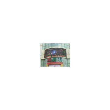 256 * 128mm Video scrolling P16 street led transparent display