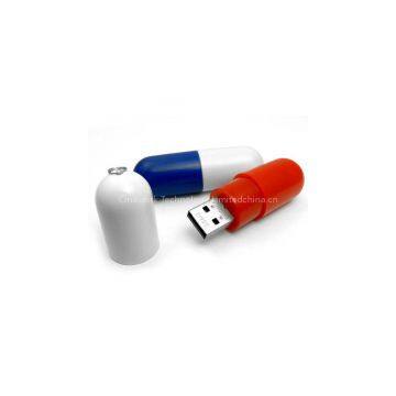 ABS Capsule Shaped USB Flash Memory Stick For Promotions