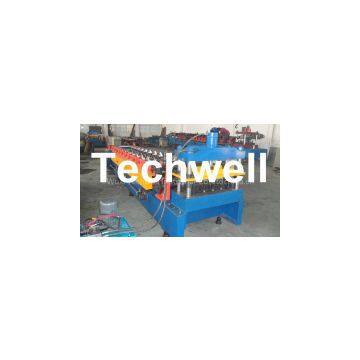 High Speed 12 - 15 m/min Storage Shelf, Steel Rack Roll Forming Machine For Rack Beam