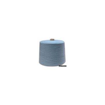 Mercerized wool yarn
