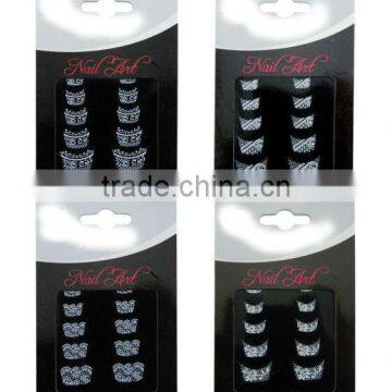 2013 Fashion 3D Artificial Sticker Nails,Fashion Nail Stickers,Nail Art Gift Nail Care Stickers