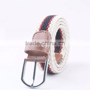 Wholesale Mens Casual Waistband Woven Stretch Braided Elastic Belt