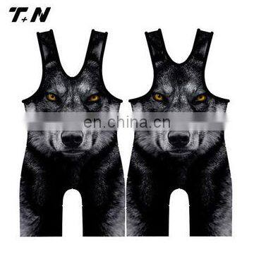 High Quality Sublimation Wrestling Wear Custom photo-3