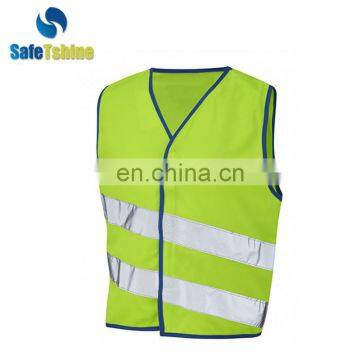 Factory cheap hi viz green children safety vest