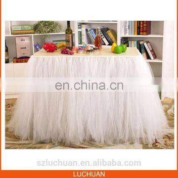 China Factory Wholesale Lavin Table Skirt Designs