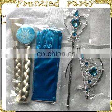 4piece set elsa European princess crown for girls