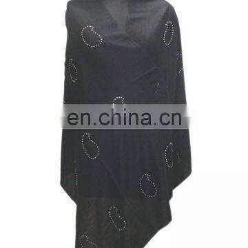 Silk Pashmina Wool Shawls With Swarvoski Crystal photo-6