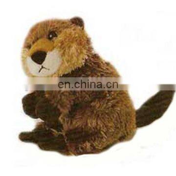 Special design Wild animals long fur Plush Toy Beaver