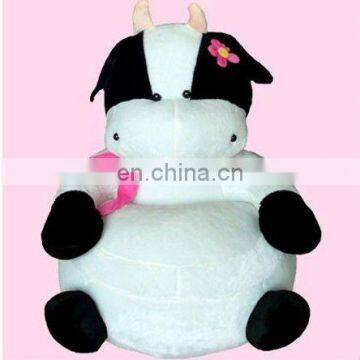 soft plush cow sofa chair toy