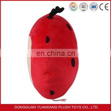 China Wholesale Cute Coccinella Septempunctata Plush Pillow for Baby
