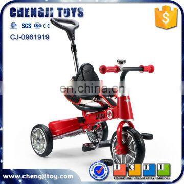 3 wheels ride on foot pedal toy car folding tricycle bicycle for child