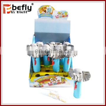 With candy tube cartoon elephant plastic candy toy 2017