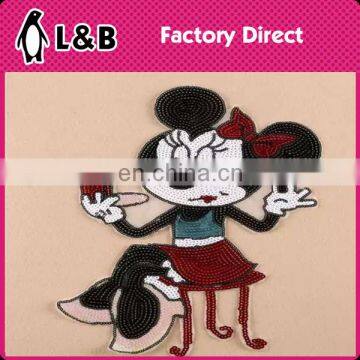 Cheap Embroidered Sequins Animal Hot Fix Motifs,wholesale Embroidered Patch,animals Clothes Embroidered Patches photo-6