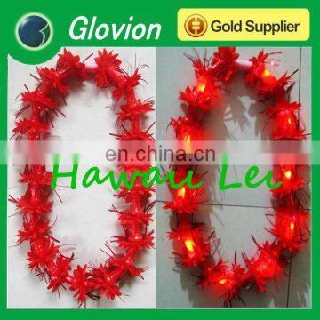 Colorful flashing garlands for carnival night Promotional Gift Garlands fancy beautiful leis