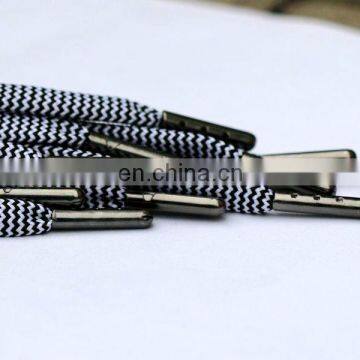 Customized Engraved Logo Shoelace Tips Gold/silver/gun Metal/red Bullet Crimp String Aglet photo-4