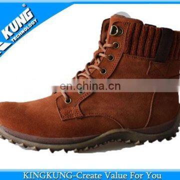 Anti-slip man cheap suede boots