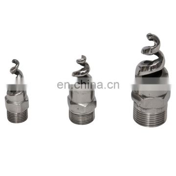 Factory competitive price stainless steel 304 pool spiral fog nozzle fountain nozzles