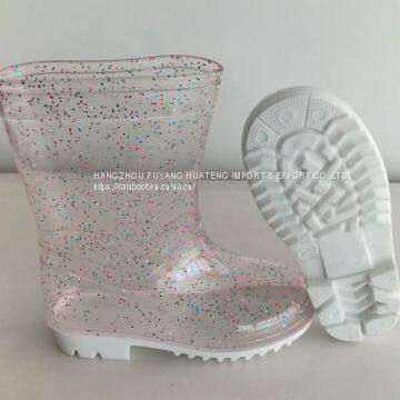Multicolour Kid Boots, Children Transparent Rain Boot, Kid 100%Transparent Boots,Cheap Child Boots photo-2