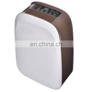 home portable plastic air drying dehumidifier with ionic air purifier in basement bathroom