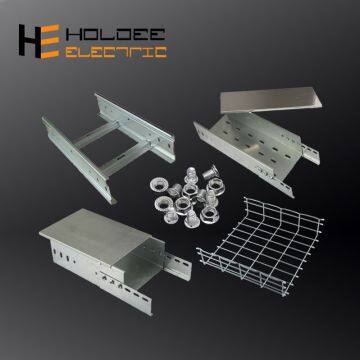 Cnc Overhead hanging punching Cable Tray with hangers Weight