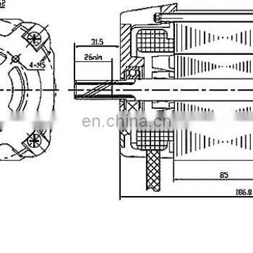 BMM142M High Quality 1.5KW 110V - 230V Single Phase Synchronous Motor, AC Motor photo-4