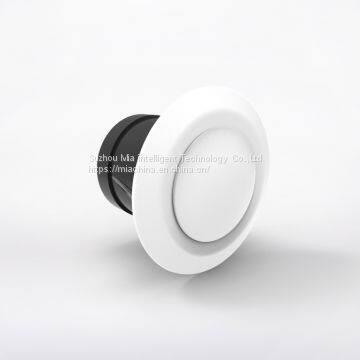 Ventilation Plastic ABS Round Kitchen Ceiling Air Vent Adjustable Air Duct Vent