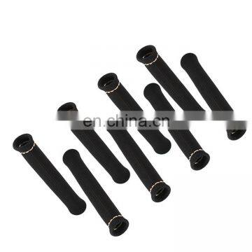 Black 1200 Spark Plug Wire Boots Heat Shield Protector Sleeve SBC BBC 350 454 photo-2