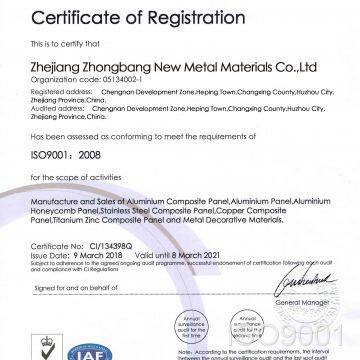 ISO9001 Certification 