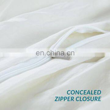 Chins Fashion Durable King Size Water Wash Cotton Bedding Duvet Cover Set For Hotel Home photo-7