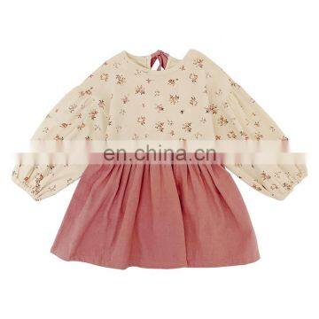 6527 1year baby girl birthday dress kids baby girl sweet long sleeve dress