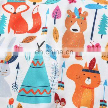 0-24M Newborn Kids Baby Girls Lace Sleeveless Cotton Romper Zoo Fox Cartoon Jumpsuits Cute Lovely Outfits Clothes photo-6