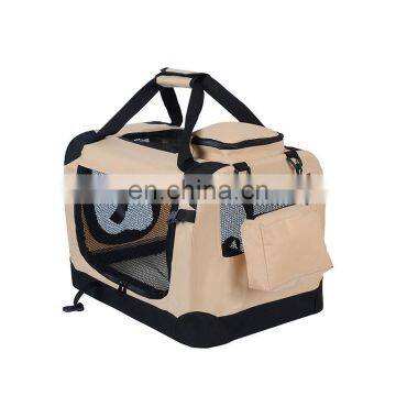 Waterproof Dog Pouch Bag With Roll Up Window Recycled Pet Carrier Travel Bag