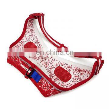 Eco-friendly  customized Flyknit reflective soft dog harness adjustable harness outdoor harness