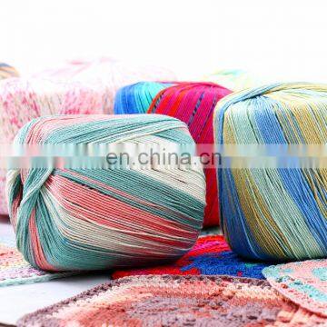 Wholesale High Grade 100% Cotton Yarn Dyed Multiple Color Mercerized Cotton Yarn photo-6